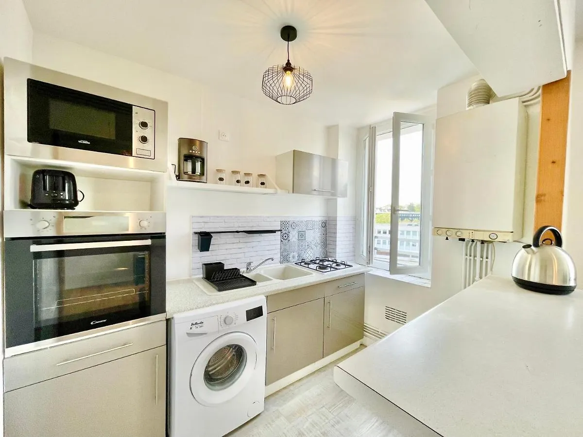 Apartment Centre Ville - Lumineux - Fibre Internet Haut Debit - Route Des Plages Lorient